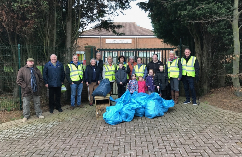 Litter Pick Hawkes Green - Sunday, 17 February